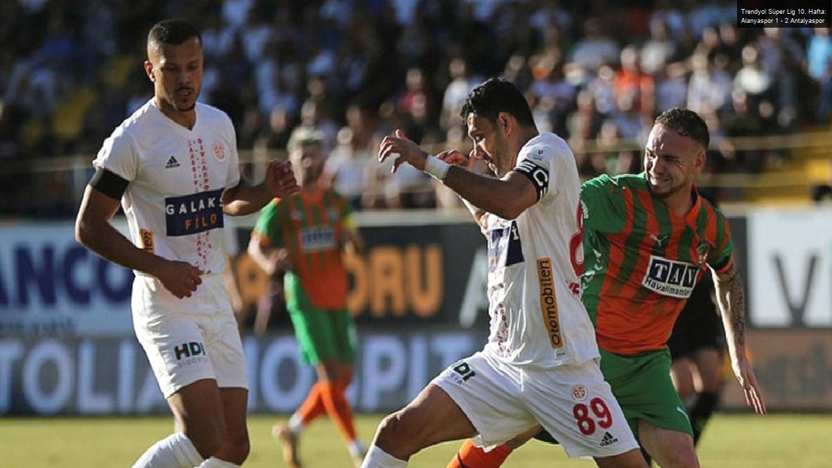 Trendyol Süper Lig 10. Hafta: Alanyaspor 1 – 2 Antalyaspor