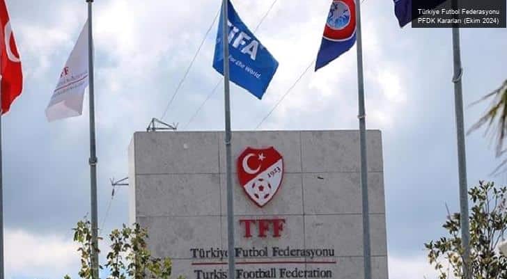 Türkiye Futbol Federasyonu PFDK Kararları (Ekim 2024)