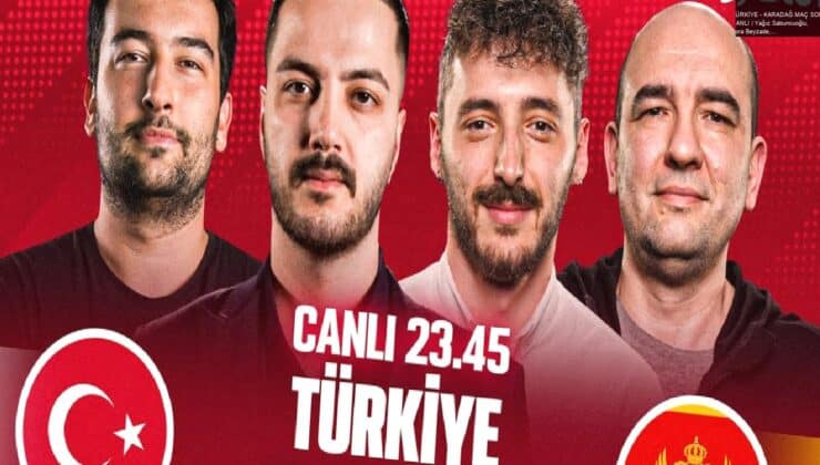 TÜRKİYE – KARADAĞ MAÇ SONU CANLI | Yağız Sabuncuoğlu, Bora Beyzade, Oğulcan Akçe, Berkay Tokgöz