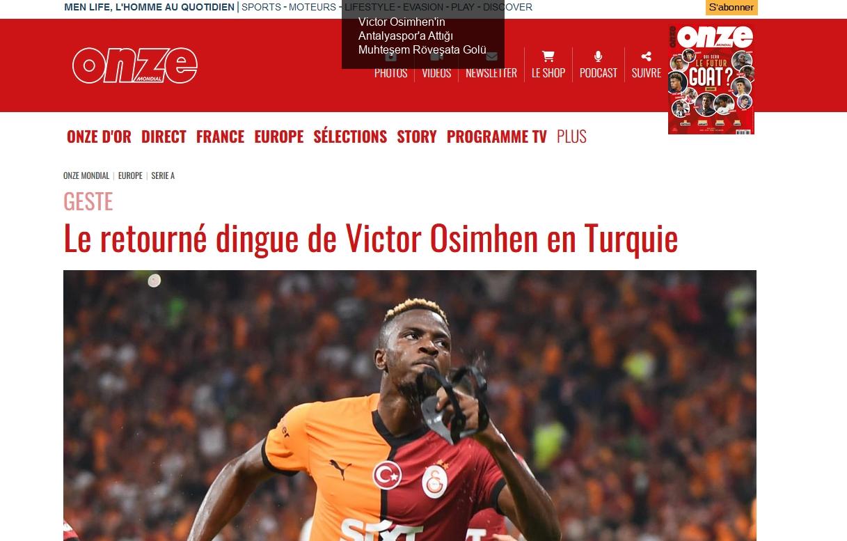 Victor Osimhen'in Antalyaspor'a Attığı Muhteşem Röveşata Golü