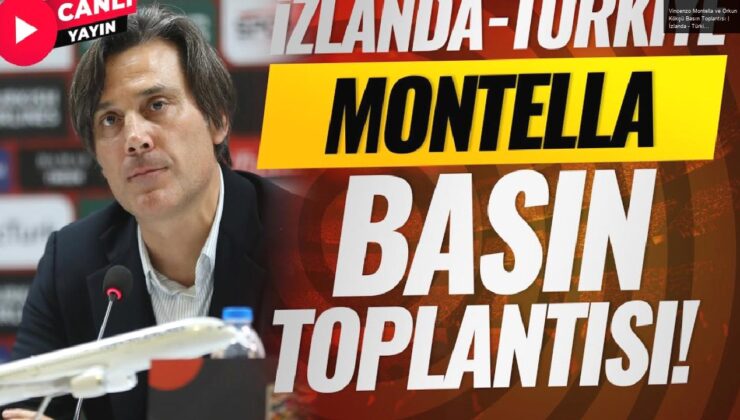 Vincenzo Montella ve Orkun Kökçü Basın Toplantısı | İzlanda – Türkiye | CANLI YAYIN