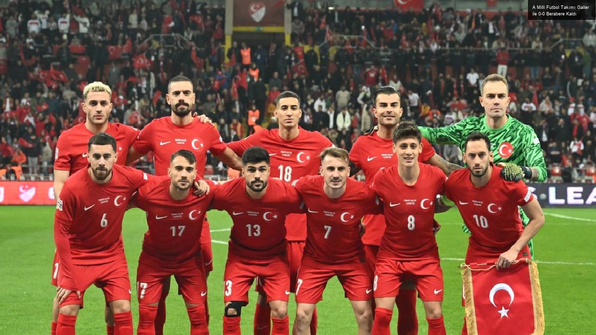 A Milli Futbol Takımı Galler ile 0-0 Berabere Kaldı