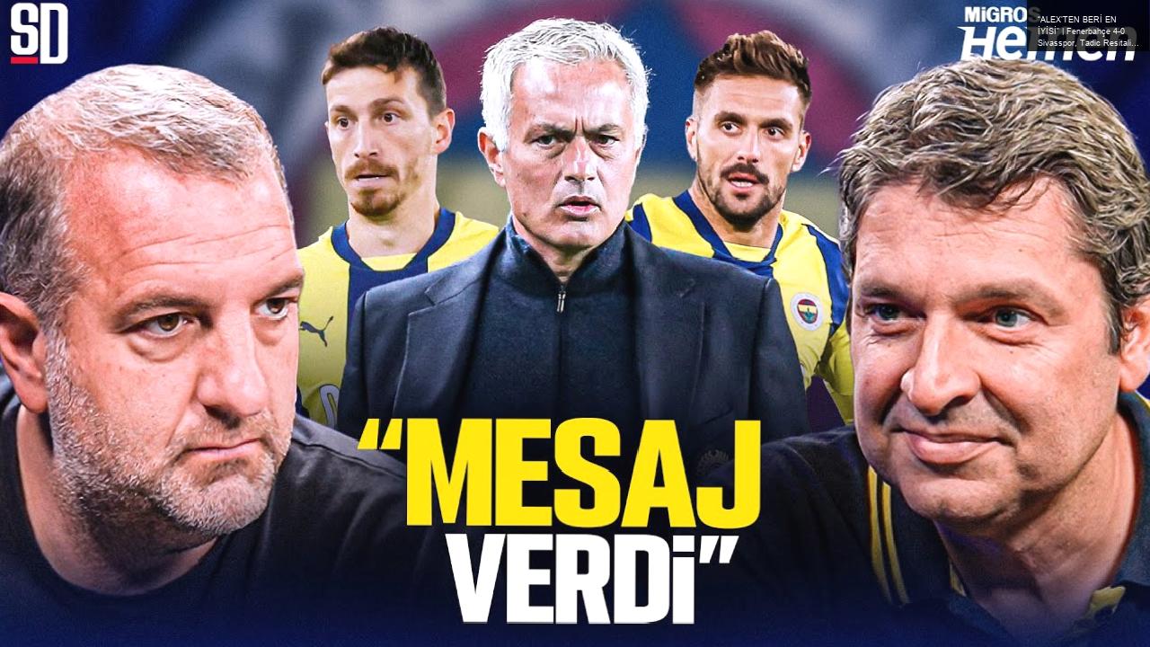 “ALEX’TEN BERİ EN İYİSİ” | Fenerbahçe 4-0 Sivasspor, Tadic Resitali, Mert Hakan & Samet, A. Ilıcalı