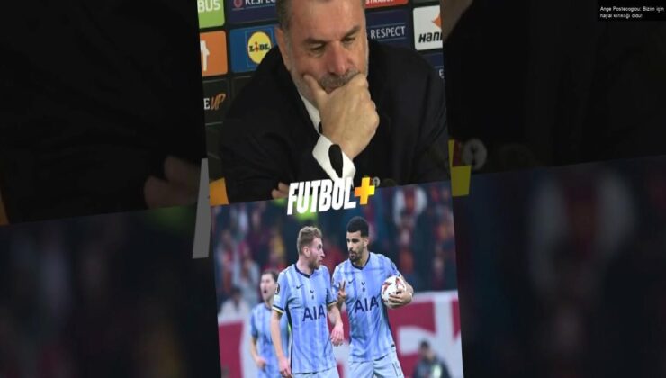 Ange Postecoglou: Bizim için hayal kırıklığı oldu!