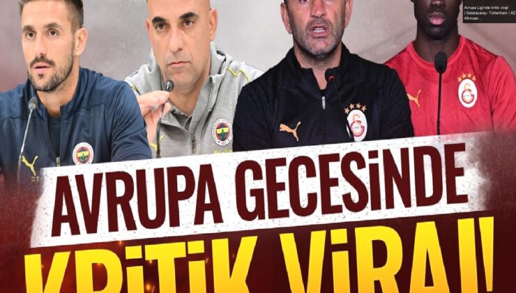 Avrupa Ligi’nde kritik viraj! | Galatasaray- Tottenham | AZ Alkmaar- Fenerbahçe | MOBİLE ÖZEL