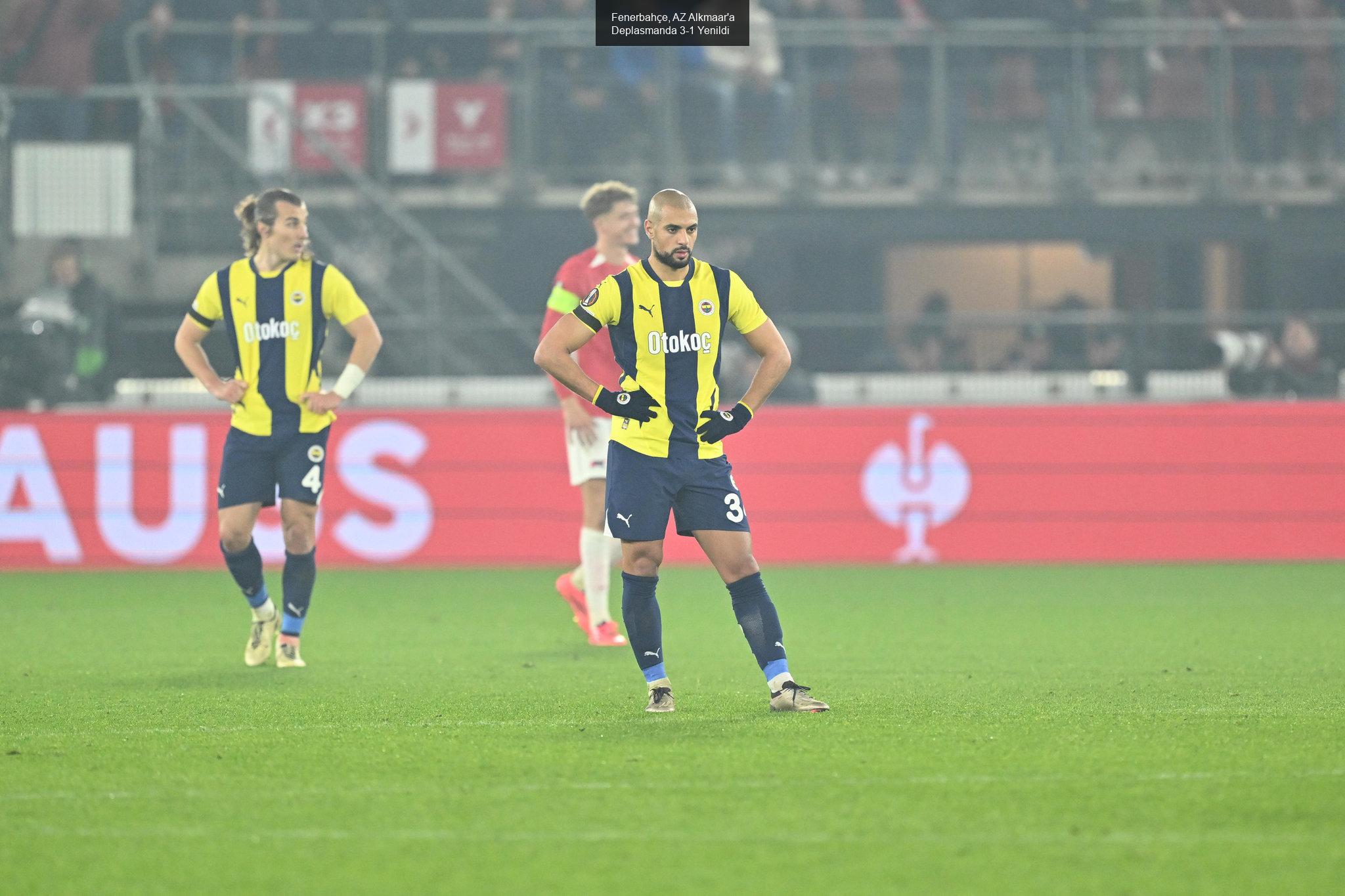 Fenerbahçe, AZ Alkmaar'a Deplasmanda 3-1 Yenildi