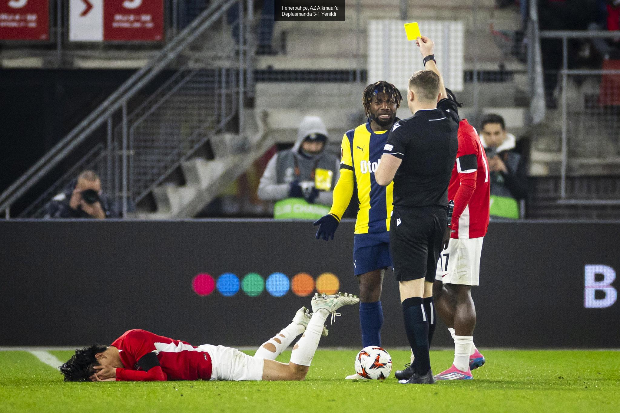 Fenerbahçe, AZ Alkmaar'a Deplasmanda 3-1 Yenildi