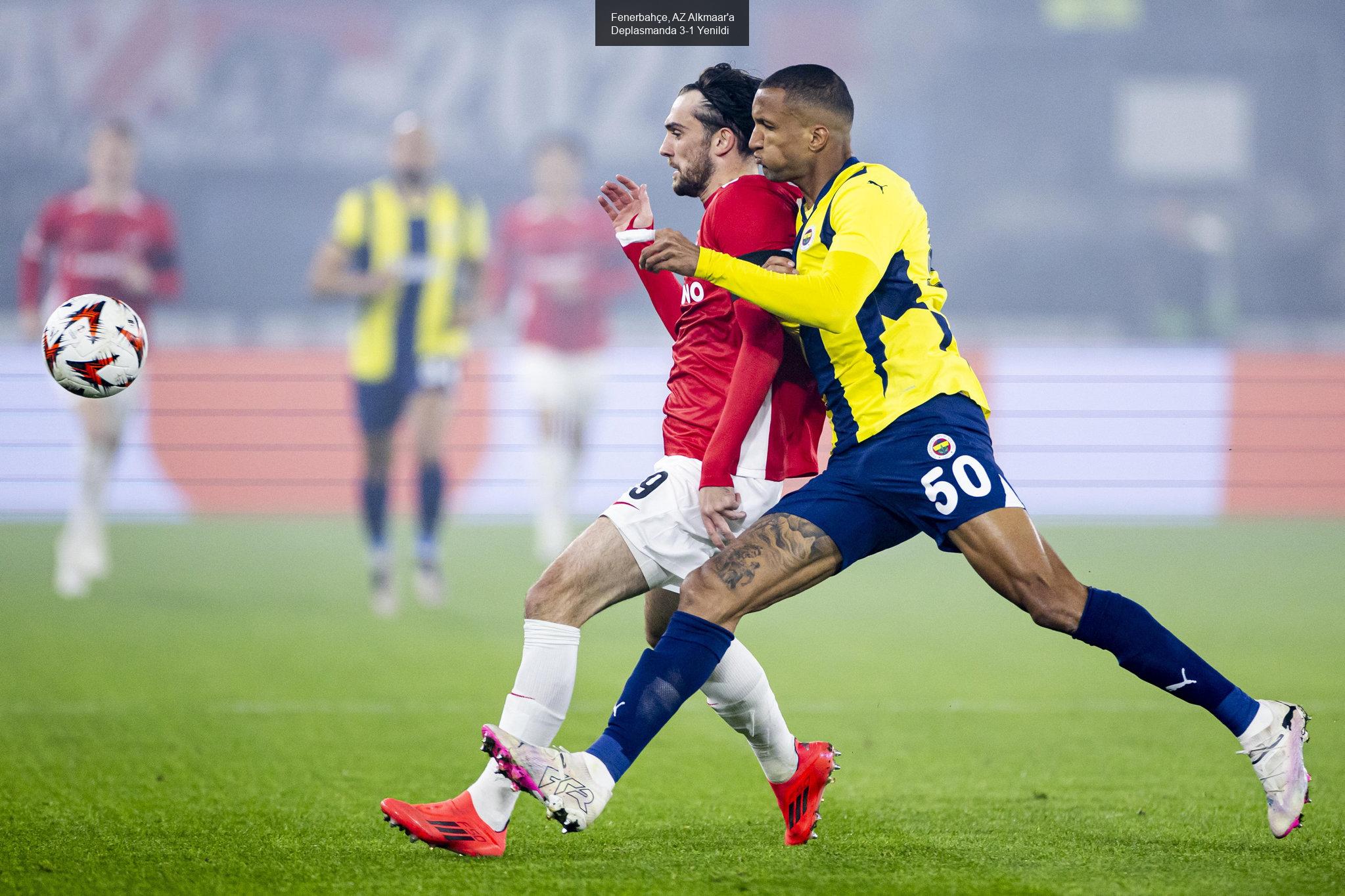 Fenerbahçe, AZ Alkmaar'a Deplasmanda 3-1 Yenildi