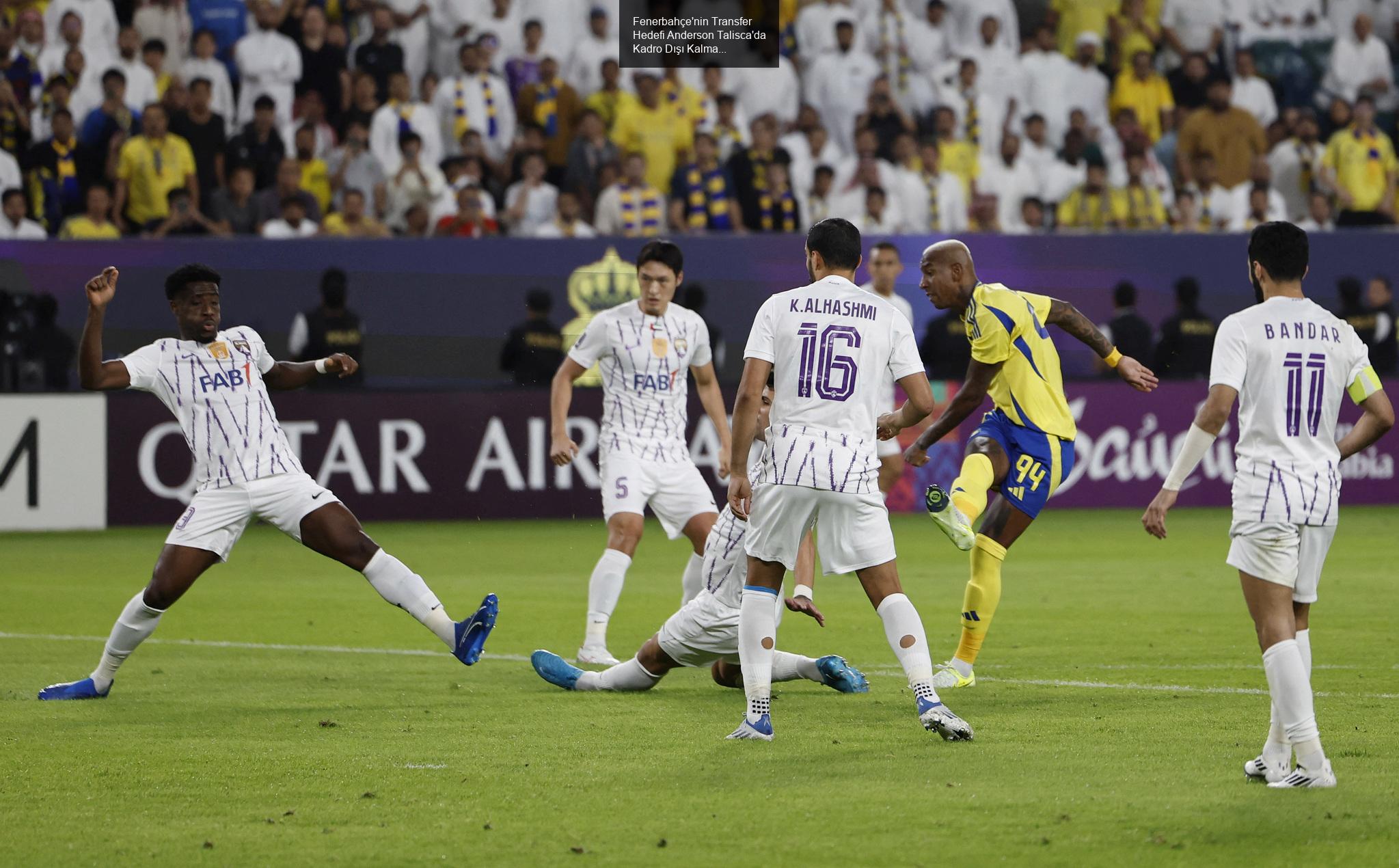 Fenerbahçe'nin Transfer Hedefi Anderson Talisca'da Kadro Dışı Kalma Şoku