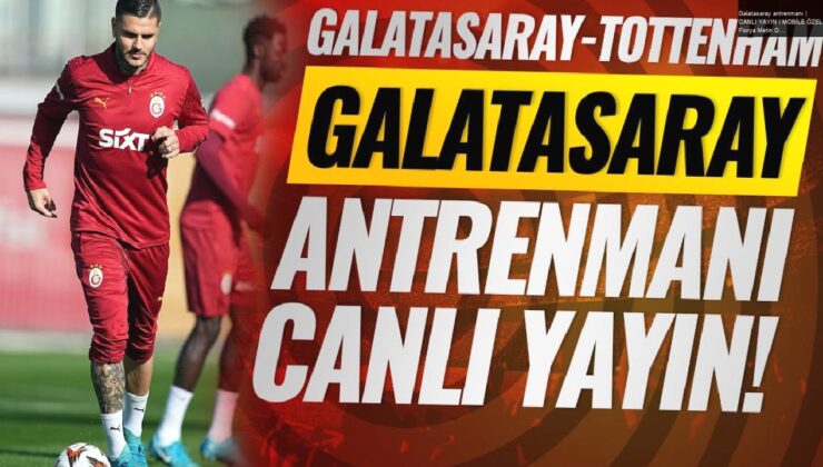 Galatasaray antrenmanı | CANLI YAYIN | MOBİLE ÖZEL | Florya Metin Oktay Tesisleri