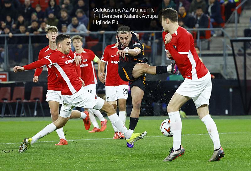 Galatasaray, AZ Alkmaar ile 1-1 Berabere Kalarak Avrupa Ligi'nde Puan Kazandı