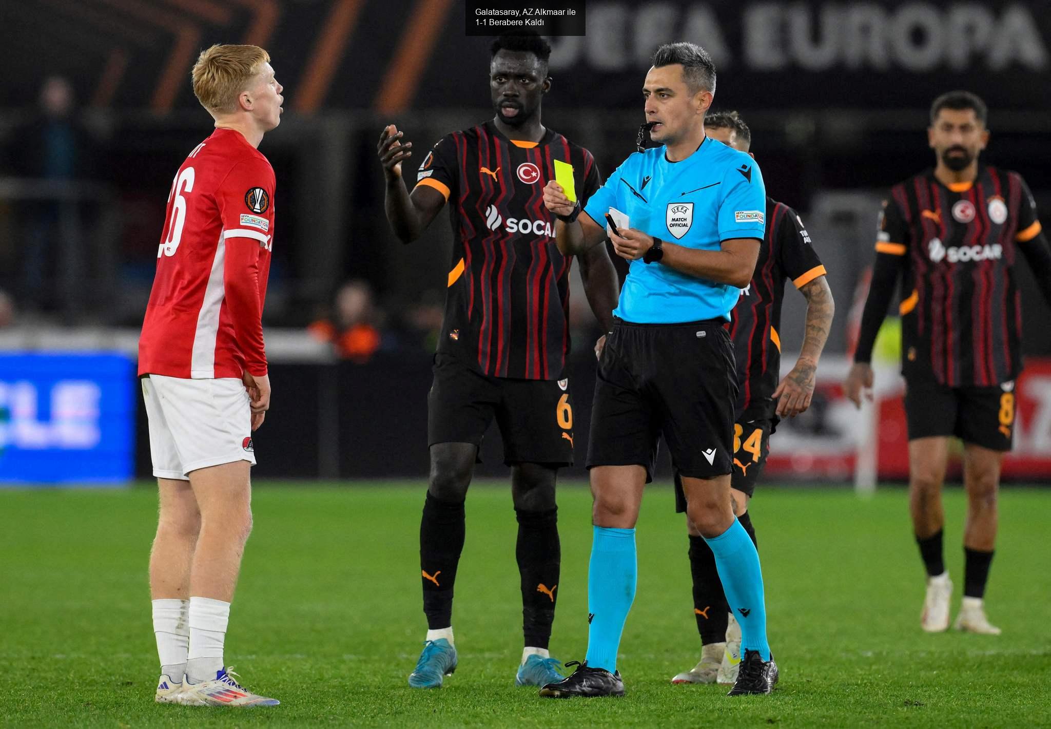 Galatasaray, AZ Alkmaar ile 1-1 Berabere Kaldı