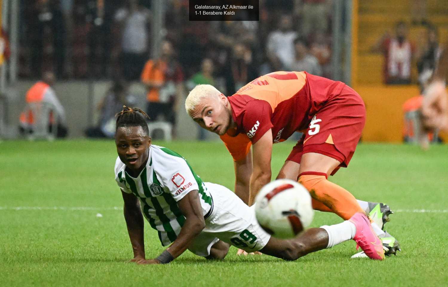 Galatasaray, AZ Alkmaar ile 1-1 Berabere Kaldı