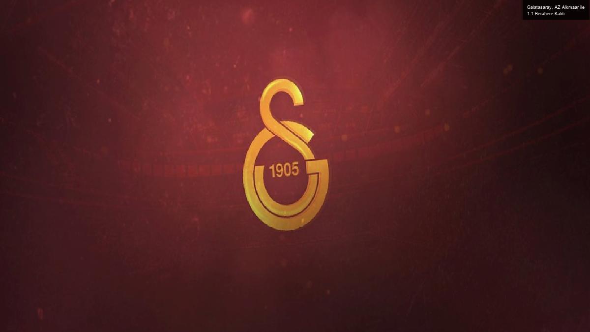 Galatasaray, AZ Alkmaar ile 1-1 Berabere Kaldı