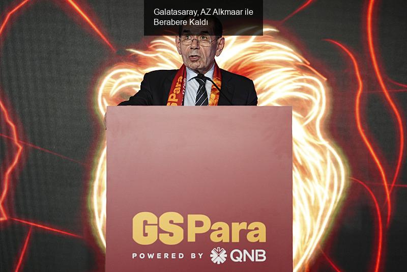 Galatasaray, AZ Alkmaar ile Berabere Kaldı