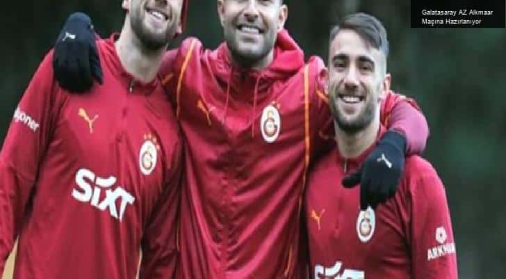 Galatasaray AZ Alkmaar Maçına Hazırlanıyor