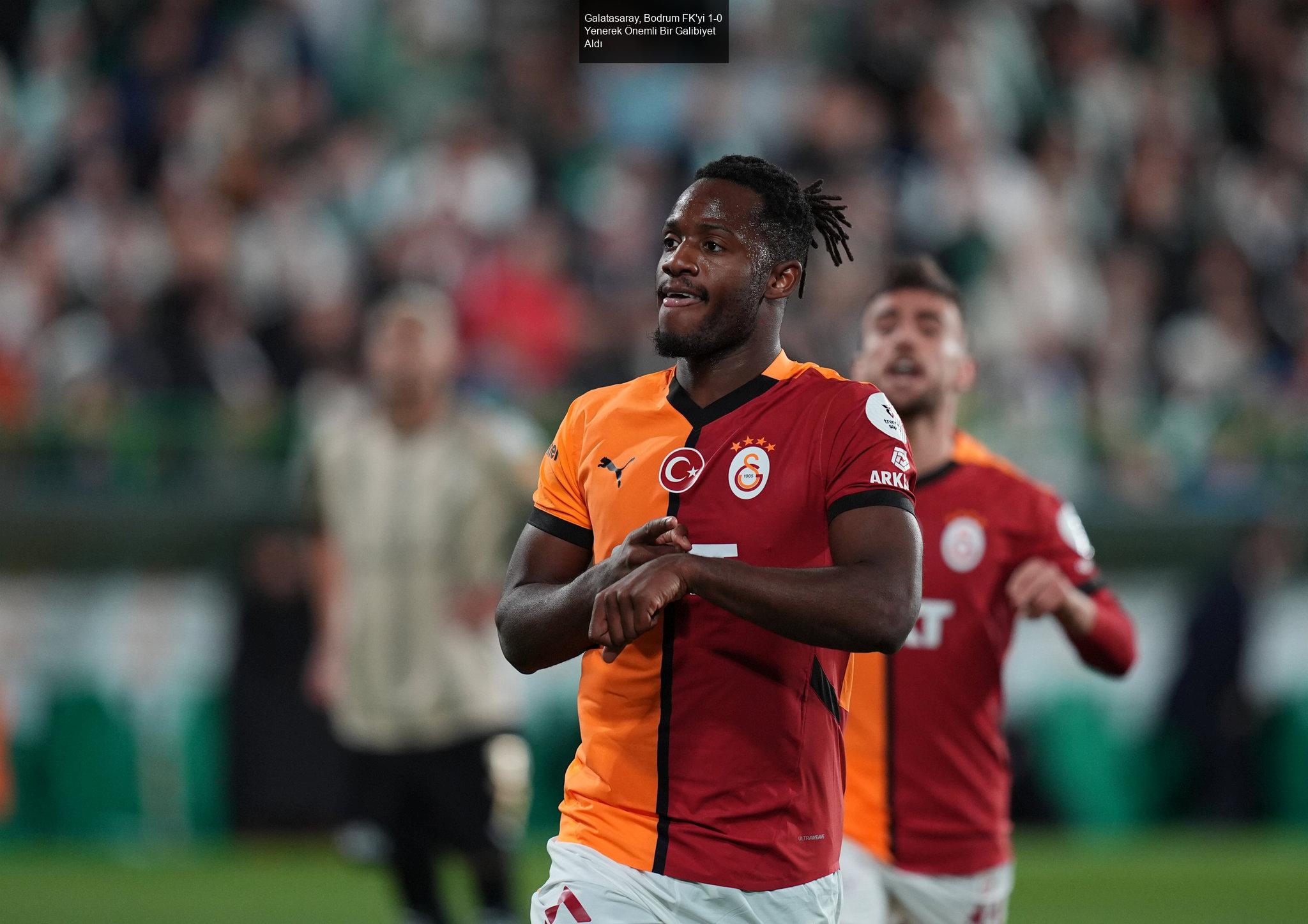 Galatasaray, Trendyol Süper Lig'in 13. haftasında Bodrum FK ile karşılaştı ve sahadan 1-0'lık galibiyetle ayrıldı.