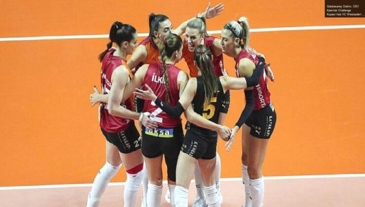 Galatasaray Daikin, CEV Kadınlar Challenge Kupası’nda VC Wiesbaden’ı 3-0 Yendi