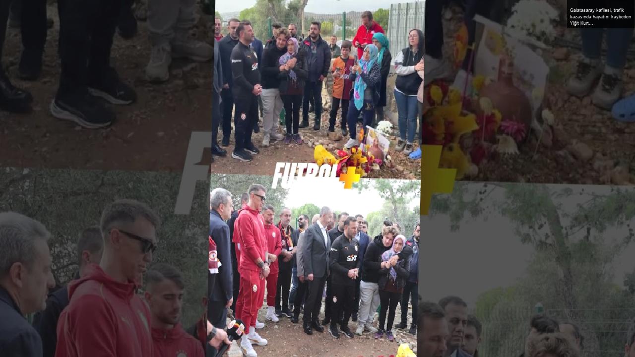 Galatasaray kafilesi, trafik kazasında hayatını kaybeden Yiğit Kurt’un mezarını ziyaret etti.