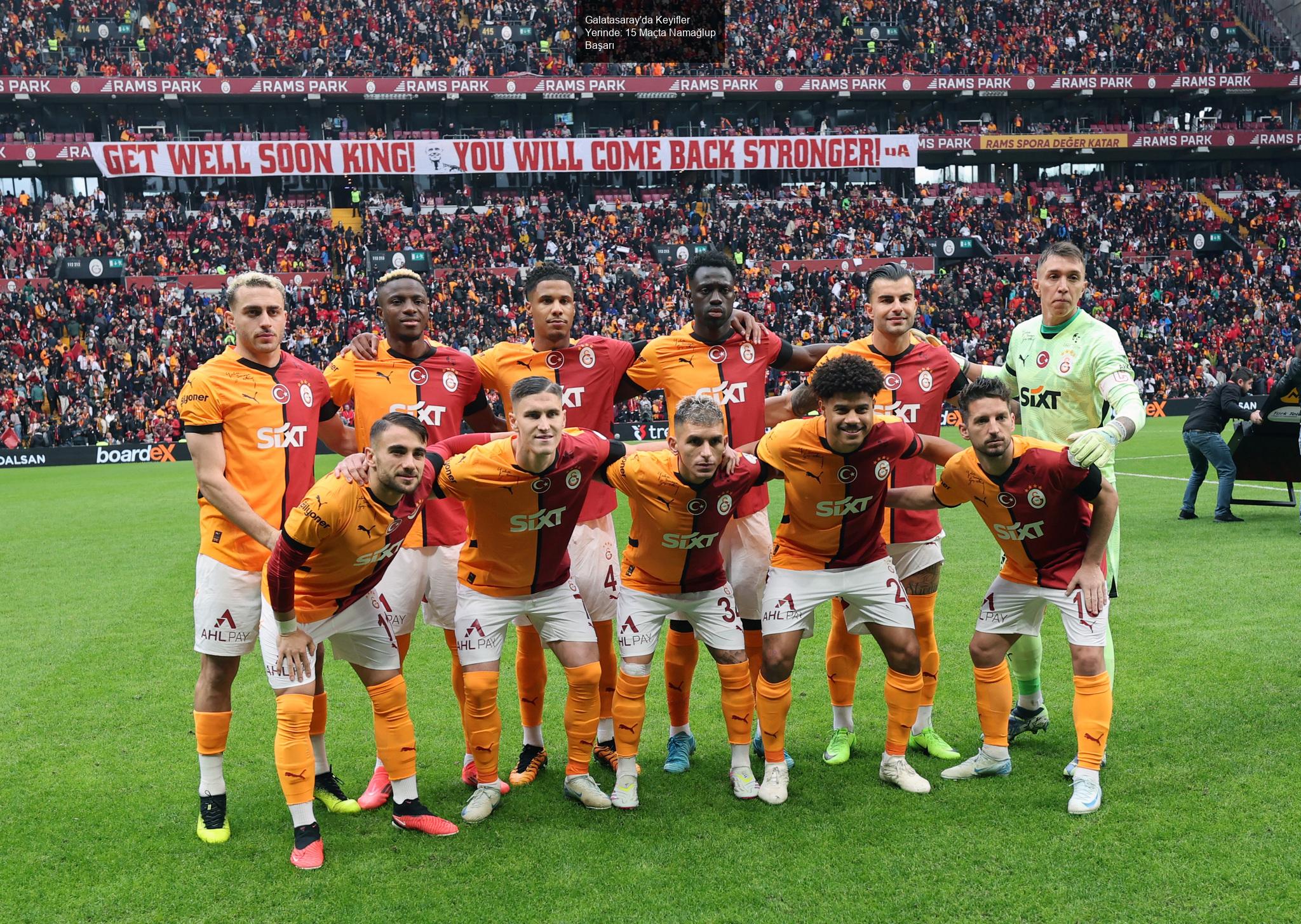 Galatasaray'da Keyifler Yerinde: 15 Maçta Namağlup Başarı