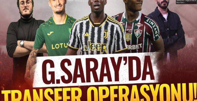 Galatasaray’da transfer operasyonu! | Pogba & Arias & Borja Sainz | Sercan Kenanoğlu & Murat Köten