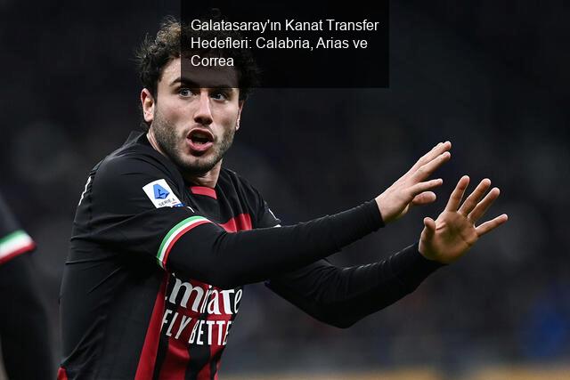 Galatasaray'ın Kanat Transfer Hedefleri: Calabria, Arias ve Correa