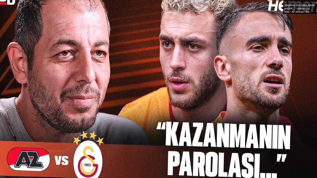 “KANININ SON DAMLASINA KADAR…” | Bodrumspor Maçı | AZ Alkmaar | Barış Alper Yılmaz, Yunus Akgün