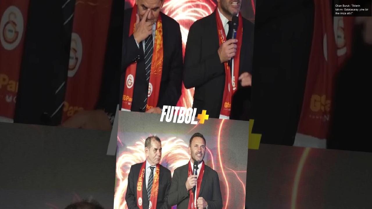 Okan Buruk: “İlklerin takımı Galatasaray yine bir ilke imza attı!”