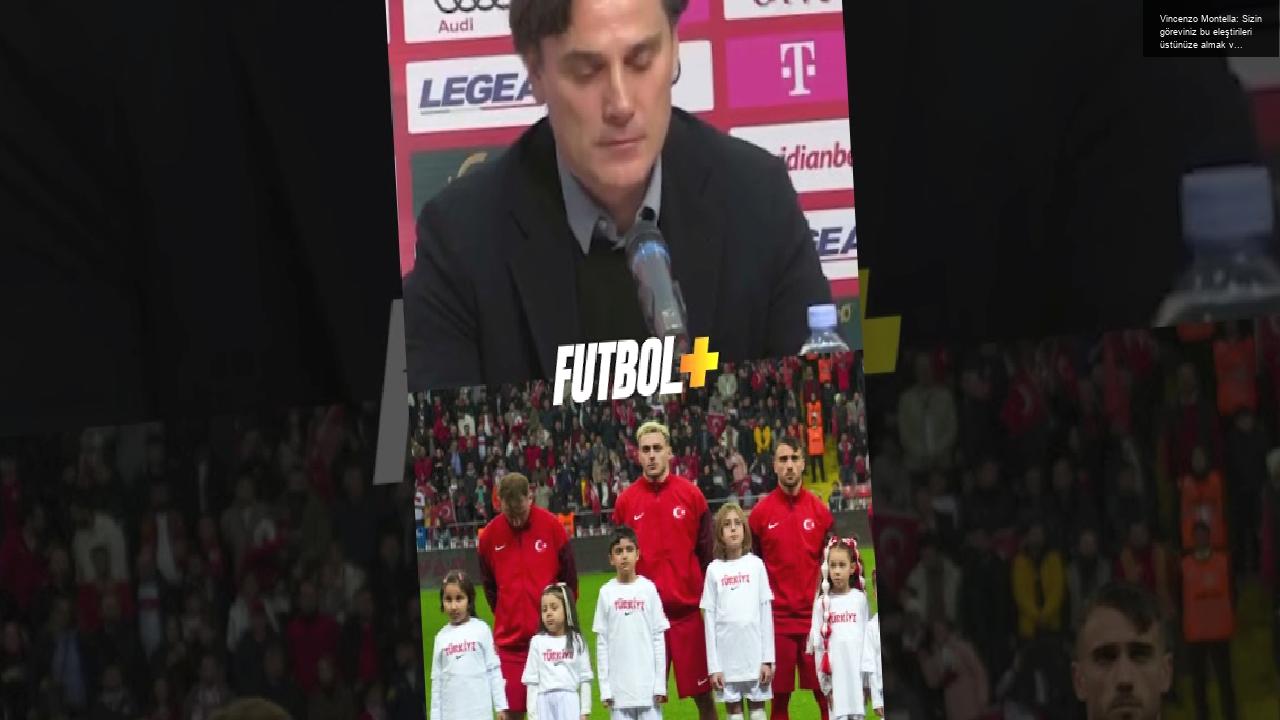 Vincenzo Montella: Sizin göreviniz bu eleştirileri üstünüze almak ve takıma yansıtmamak!