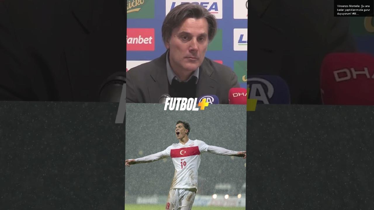 Vincenzo Montella: Şu ana kadar yaptıklarımızla gurur duyuyorum! #MilliTakım